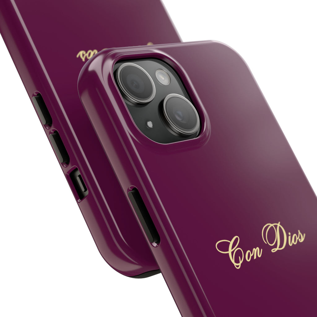 Con Dios in Plum