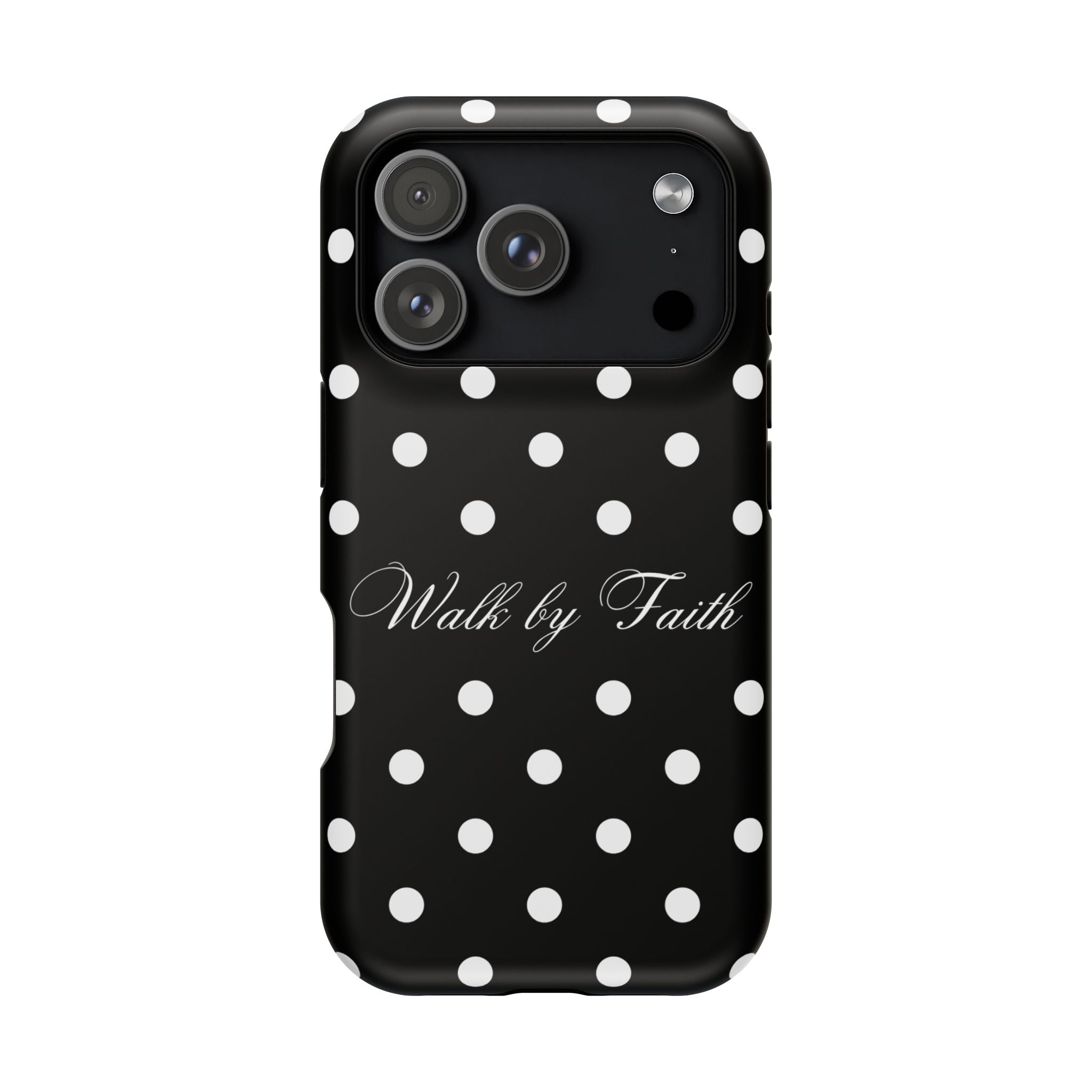 Walk by Faith in Black Magsafe