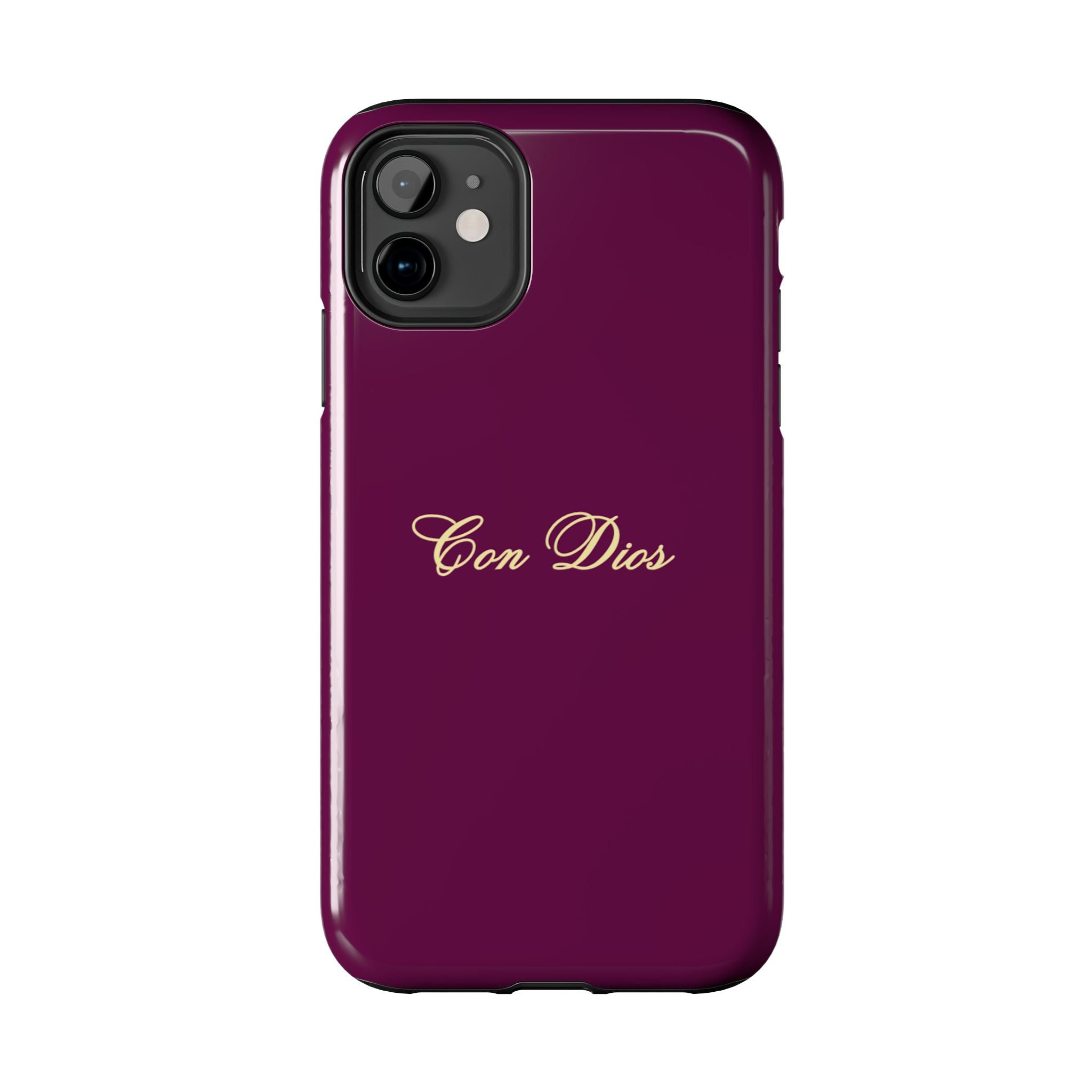 Con Dios in Plum