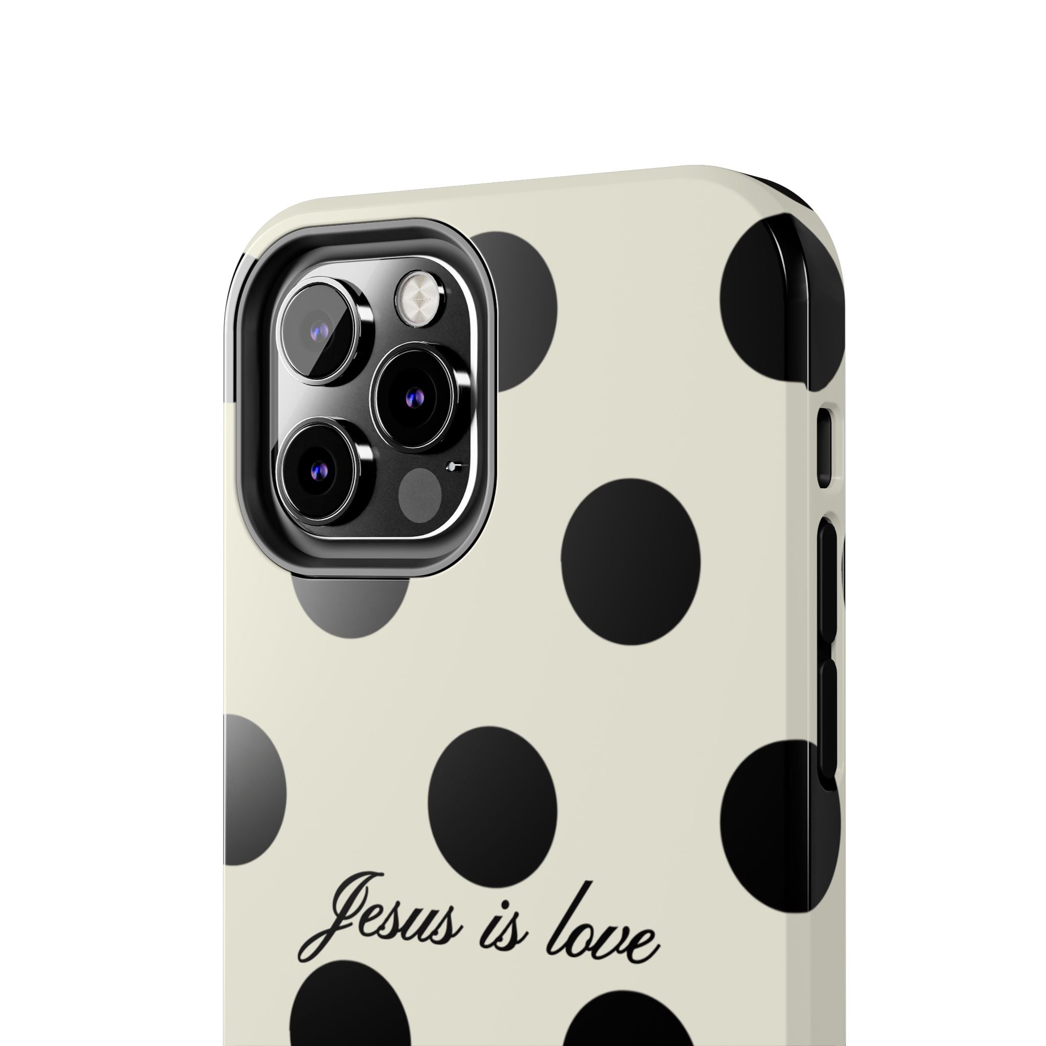 Jesus is love - poka dot