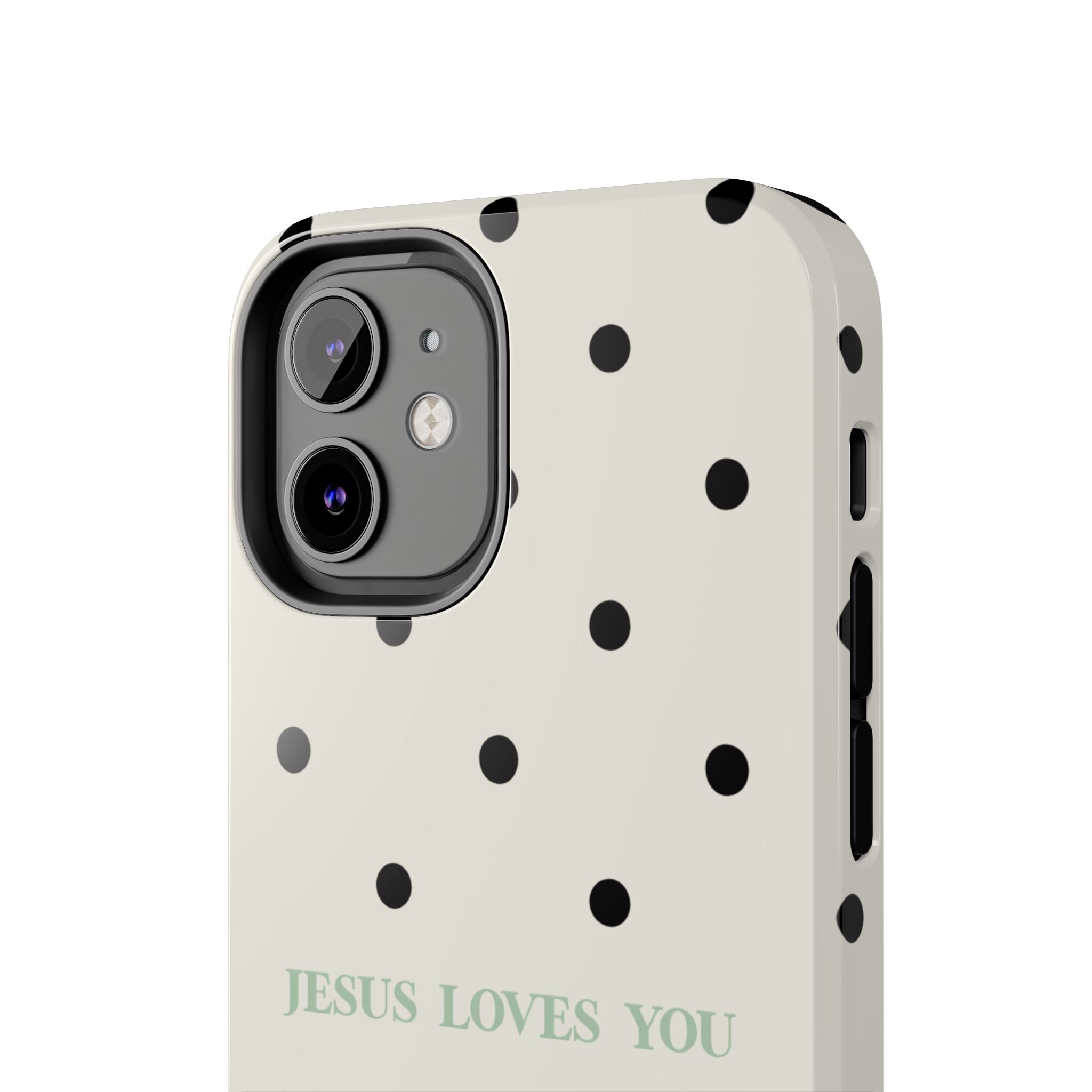 Jesus loves you - poka dots
