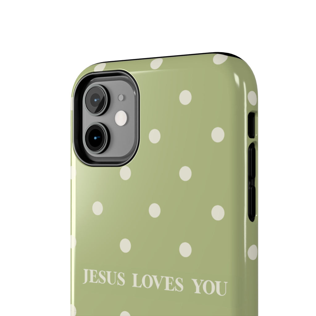 Jesus loves you - greenie