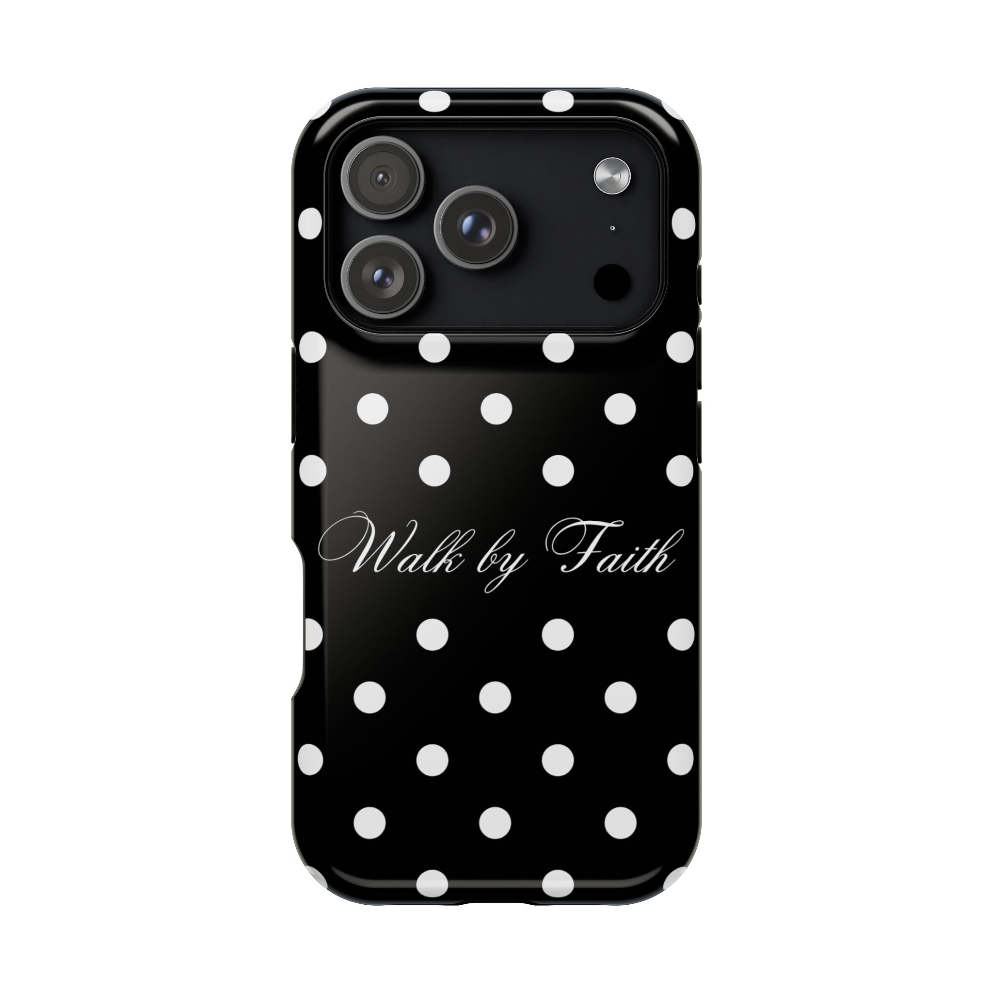 Walk by Faith in Black Magsafe