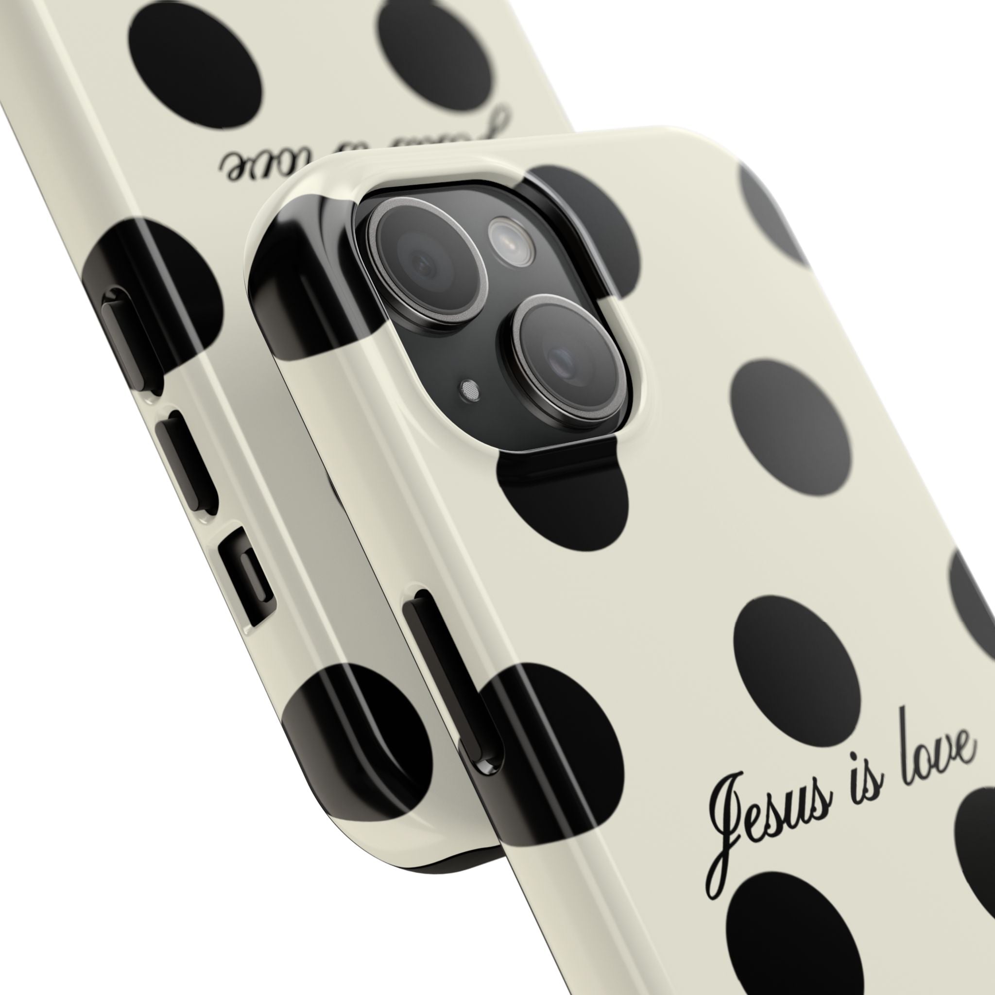 Jesus is love - poka dot