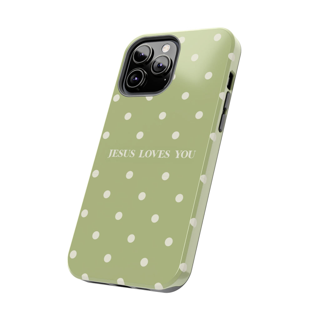 Jesus loves you - greenie