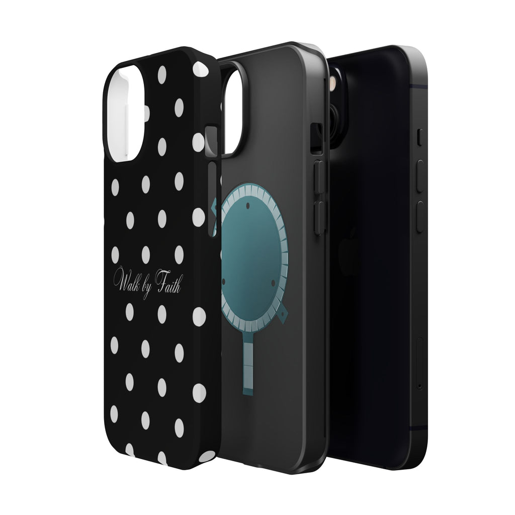 Walk by Faith in Black Magsafe