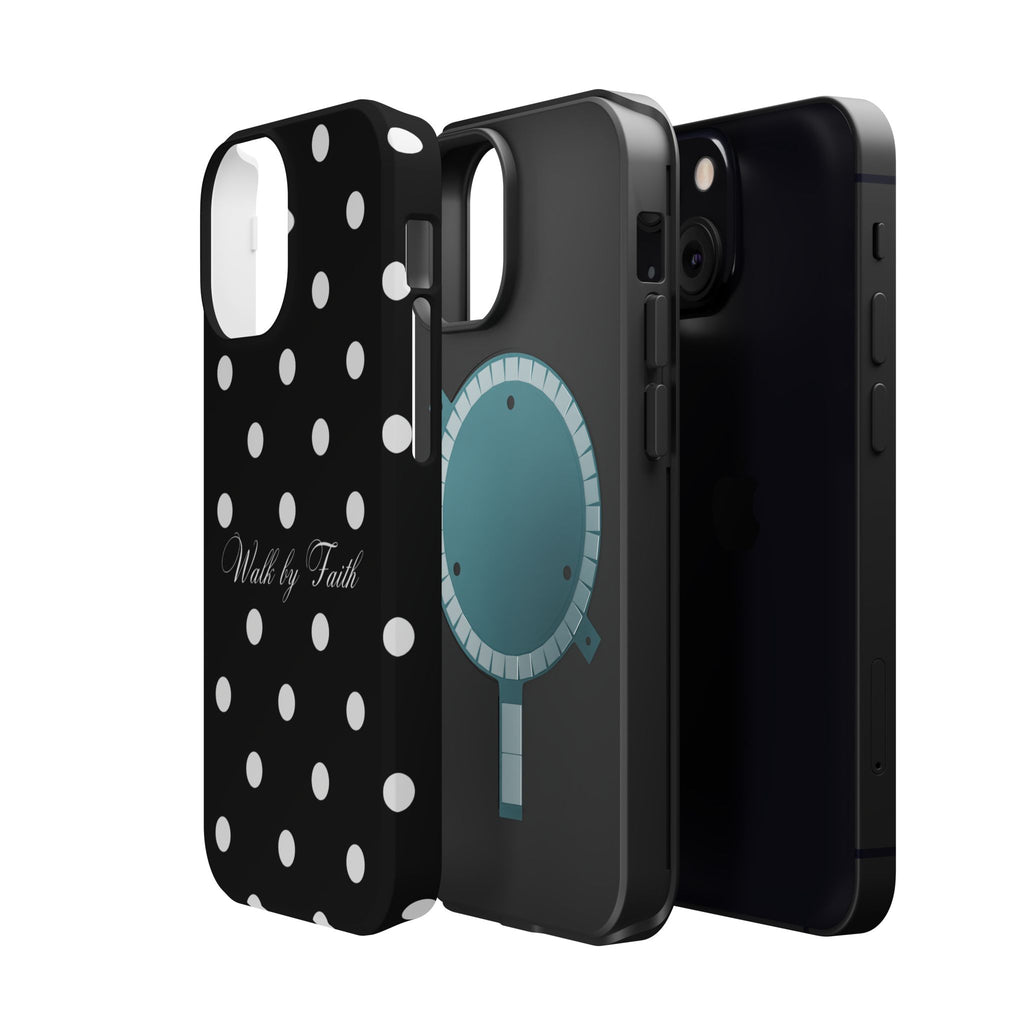 Walk by Faith in Black Magsafe