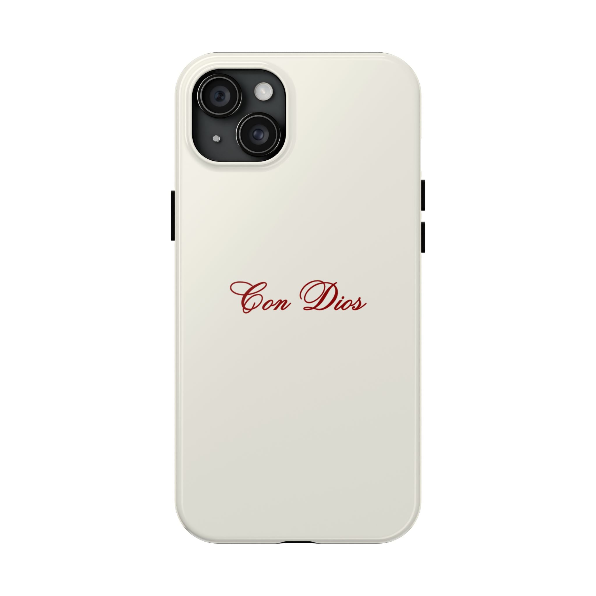 Con Dios in Creamy Red